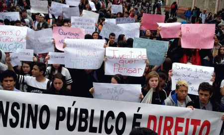 brasil protestas estudiantiles